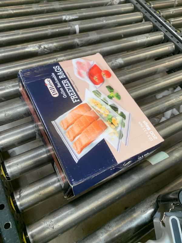 Photo 1 of DiRose Reclosable Freezer Bags - 1 Gallon Size (200 Pack) | Double Zipper, Airtight Seal, BPA-Free, Premium Thick Heavy-Duty Bags for Safe and Secure Food Storage