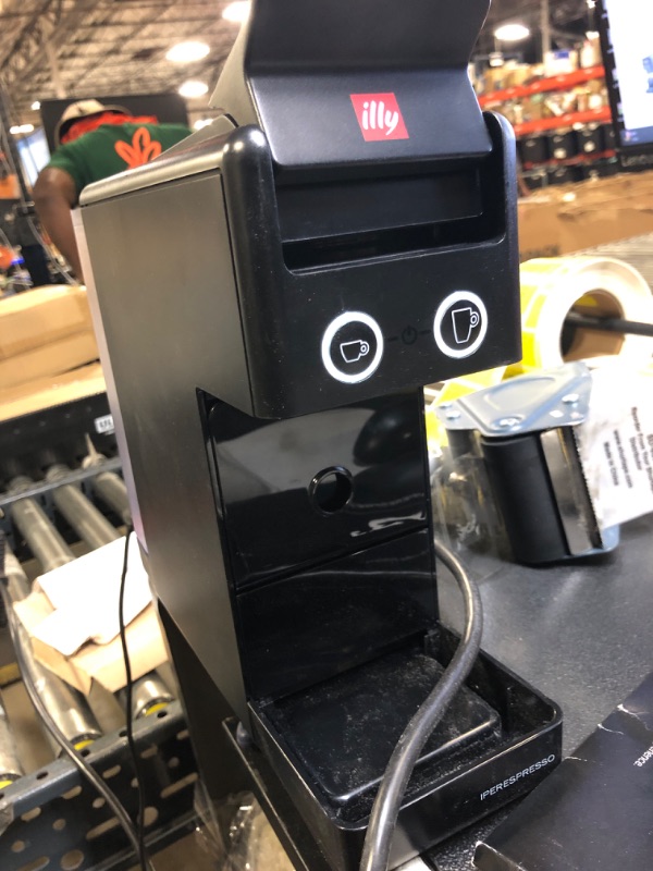 Photo 1 of Illy Y3.3 Espresso Machine, Single Serve Coffee Machine for IperEspresso Capsules, Single Cup Espresso Maker (Black)
