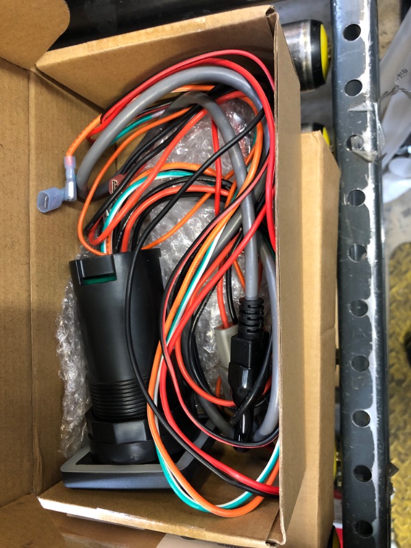 Photo 1 of 15170-001 Trim Tab Switch LED Integrated Indicator Tactile Kit with Pigtail Replacement Fit for Lenco Marine Single Actuator System