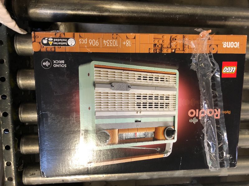 Photo 1 of LEGO Icons Retro Radio Building Set for Adults - Home Decor for Bedroom, Living Room, Desk for Vintage Aesthetic with Sound Effects & Smart Phone Integration - Gift for Graduation - 10334