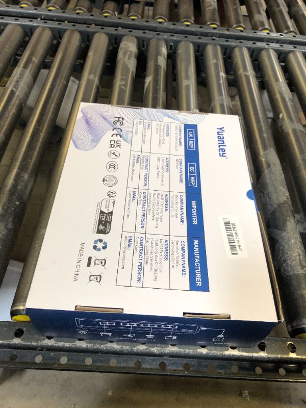 Photo 1 of YuanLey 16 Port 2.5GB Umanaged Ethernet Switch, 16 x 2.5G Base-T Ports, Compatible with 100/1000/2500Mbps, Metal Fanless, Desktop/Rack Mount YuanLey 2.5 Gigabit Network Switch for Wireless AP, PC