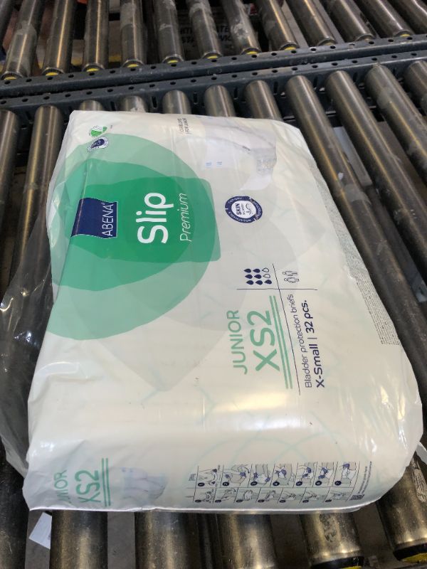Photo 1 of Abena Hypoallergenic Slip Junior Premium Incontinence Briefs, for Juniors Aged 5-15, Eco-Labeled, Level 2, 32 Count