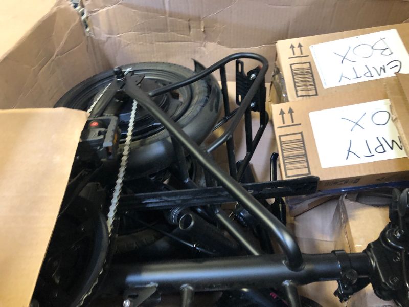 Photo 1 of Windone S14 Electric Bike for Adults, Max 19MPH Speed & 28 Miles Range (PAS), 500W Peak Motor and Lightweight & Portable, Dual Shock Absorbers Electric Bicycle, 14" Foldable ebike for Adults and Teens