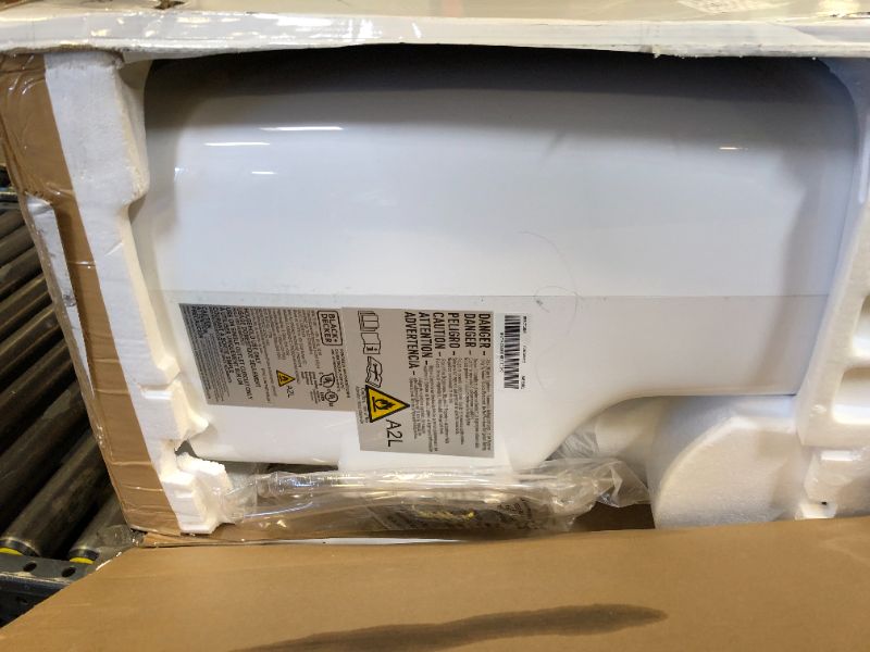 Photo 1 of BLACK+DECKER Portable Air Conditioner, 10,000 BTU (6,300 BTU SACC) for Rooms up to 450 Sq. Ft., Portable AC with Follow Me Remote Control and Window Kit, BPACT10WT, White