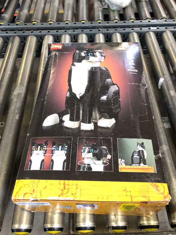 Photo 1 of LEGO Ideas Tuxedo Cat - Building Set for Adults, Ages 18+ - DIY Crafts Kit for Home Decor, Living Room or Bedroom - Gifts for Cat Lovers, Women & Men - 21349