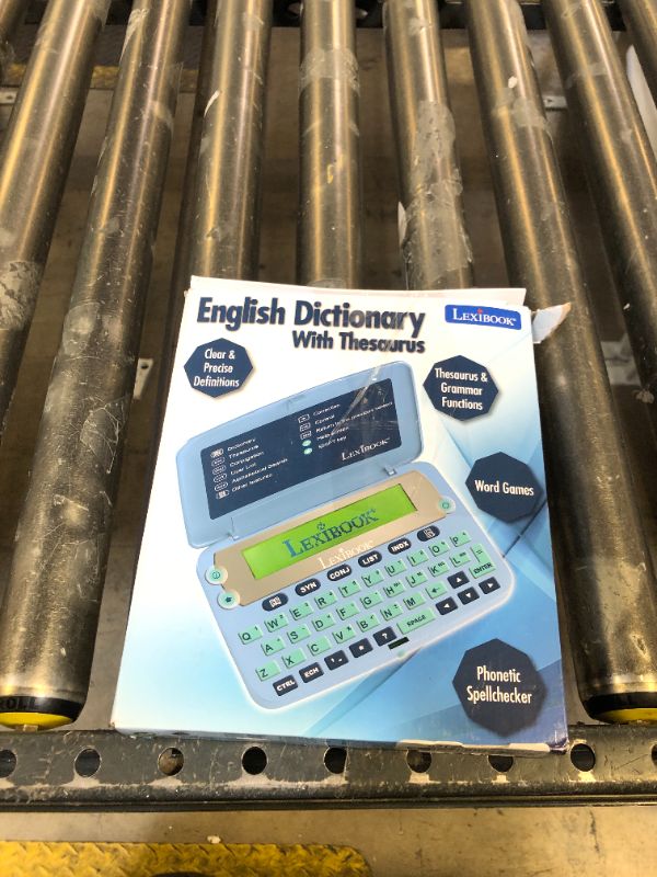 Photo 1 of Lexibook D650EN The English Dictionary, Definitions, Thesaurus, Grammar, Phonetic Spellchecker, with Battery, Blue/Grey