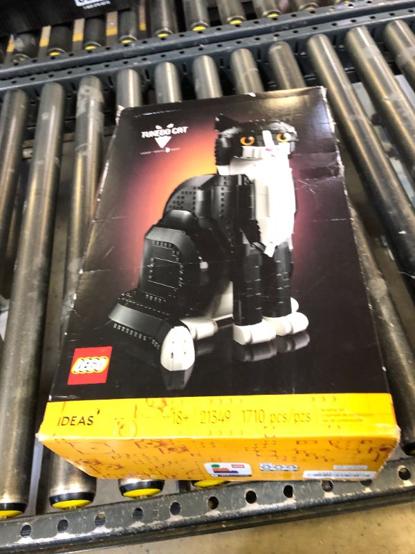 Photo 1 of LEGO Ideas Tuxedo Cat - Building Set for Adults, Ages 18+ - DIY Crafts Kit for Home Decor, Living Room or Bedroom - Gifts for Cat Lovers, Women & Men - 21349