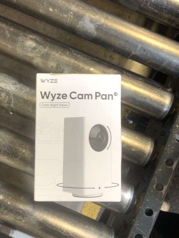 Photo 1 of Wyze Cam Pan v2 1080p Pan/Tilt/Zoom Wi-Fi Indoor Smart Home Camera with Color Night Vision, 2-Way Audio, Compatible with Alexa & The Google Assistant, White