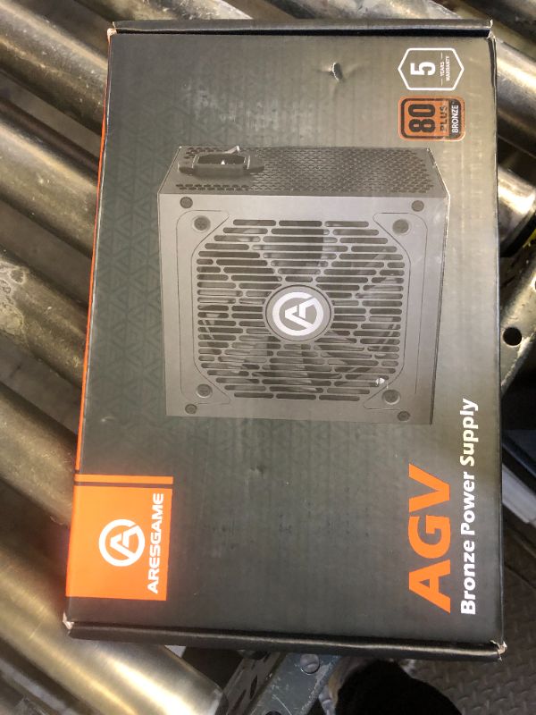 Photo 1 of ARESGAME AGV Series 500W Power Supply, 80 Plus Bronze Certified, Non Modular Power Supply, 5 Year Warranty