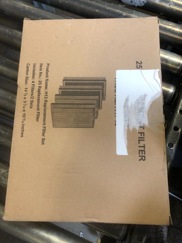 Photo 1 of Upgraded 25 Replacement Filter, Compatible with 25 S1/W1/B1 Air Purifier,4 in 1 Stage with Pre-filter,H13 True HEPA,and Activated Carbon,4-Pack