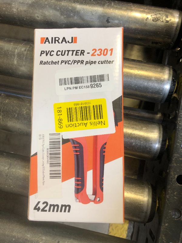 Photo 1 of Airaj Pvc  Cutter, Cuts up to 1-3/4", Ratcheting PVC Pipe Cutter,PEX Pipe Cutter, PVC Cutters Tool, Suitable for Cutting All Kinds of Plastic Pipes
