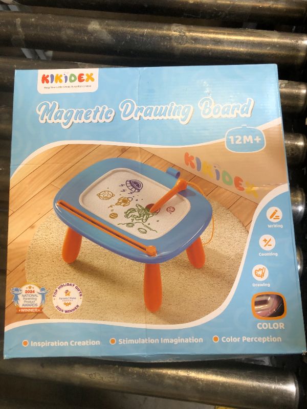 Photo 1 of Kikidex Magnetic Drawing Board, Toddler Girl Toys for 1-2 Year Old, Doodle Board Pad Learning and Educational Toys for 1 2 3 Year Old Baby Kids Birthday Gift(Soft Pink)