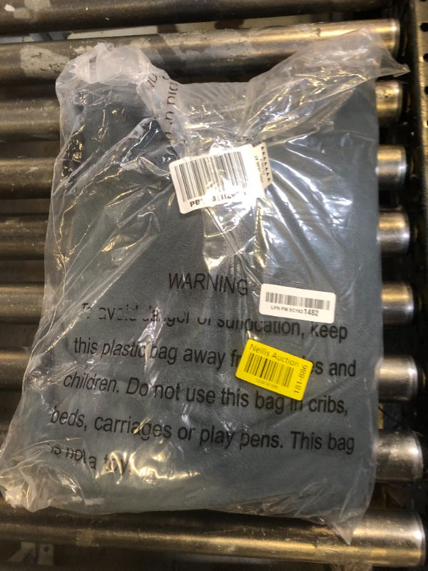 Photo 1 of WESBRAD 100% Leak Proof, Waterproof, Totally Pee Proof, EZ-Wash, Durable, 3 Layer Blanket (60"x50" Slate Grey/Cool Grey) Adults, Pets, Dogs, Cats, Cozy Soft