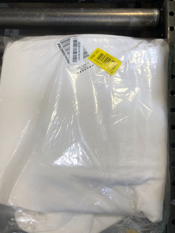 Photo 1 of Bedsure 100% Washed Cotton Duvet Cover Queen Size - Natural White Minimalist Duvet Cover for All Seasons - GentleSoft™ Plain Simple Cotton Bedding Set with 2 Pillow Shams (White, Queen, 90"x90")