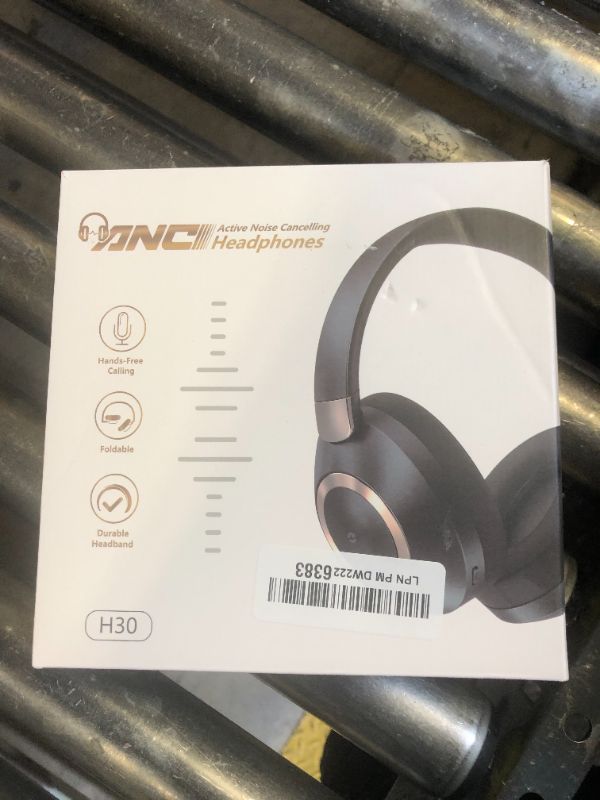 Photo 1 of EAORUL Active Noise Cancelling Headphones, 100H Playtime Headphones Wireless Bluetooth, Bluetooth Headphone with Mic, Over Ear Wireless Headphone with Deep Bass,Fast Charging for Travel
