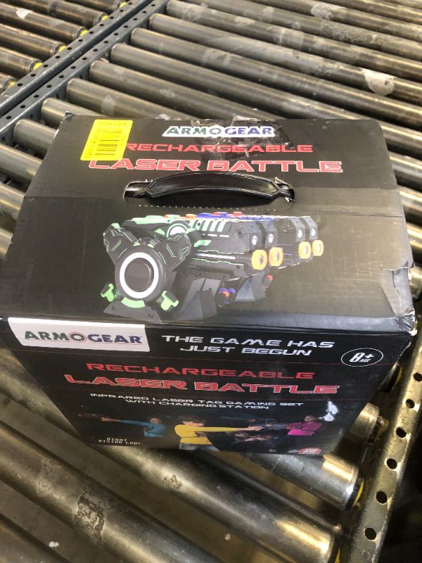 Photo 1 of ArmoGear Laser Tag Guns with Vests Set of 4 - Adult Laser Tag Guns, Multiplayer Lazer Tags Set for Kids, Teens, and Adults - Indoor and Outdoor Game for Family Fun - Gift for Boys and Girls, Ages 8+
