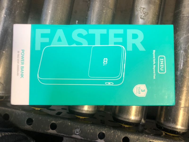 Photo 1 of INIU Power Bank, 20000mAh 65W Compact USB C Laptop Portable Charger, PD QC Fast Charging 3-Output Battery Pack, Travel Charger for Laptop MacBook iPad Tablet Steam Deck iPhone 16 15 Samsung S22