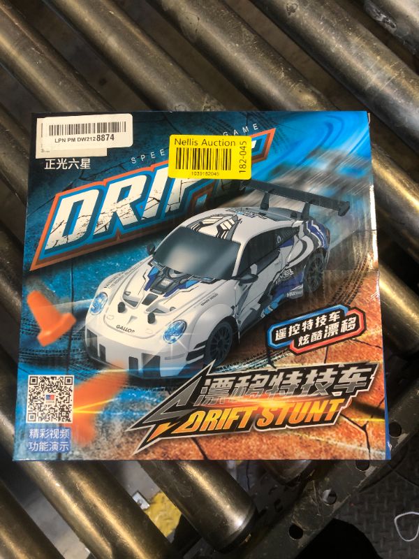 Photo 1 of HTURCCOP RC Drift Car 2.4GHz 1:24 Scale 4WD High Speed Remote Control Cars Vehicle with LED Lights Two Batteries and Drifting Tires Racing Sport Toy Cars for Adults Boys Girls Kids