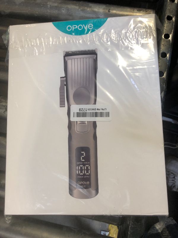 Photo 1 of opove H6 Professional Cordless Hair Clipper/Trimmer for Men - Salon Quality Haircutting Tool for Barbers, Stylists, Men, and Women, 3.5H Runtime with LCD Screen (Agate Gray)