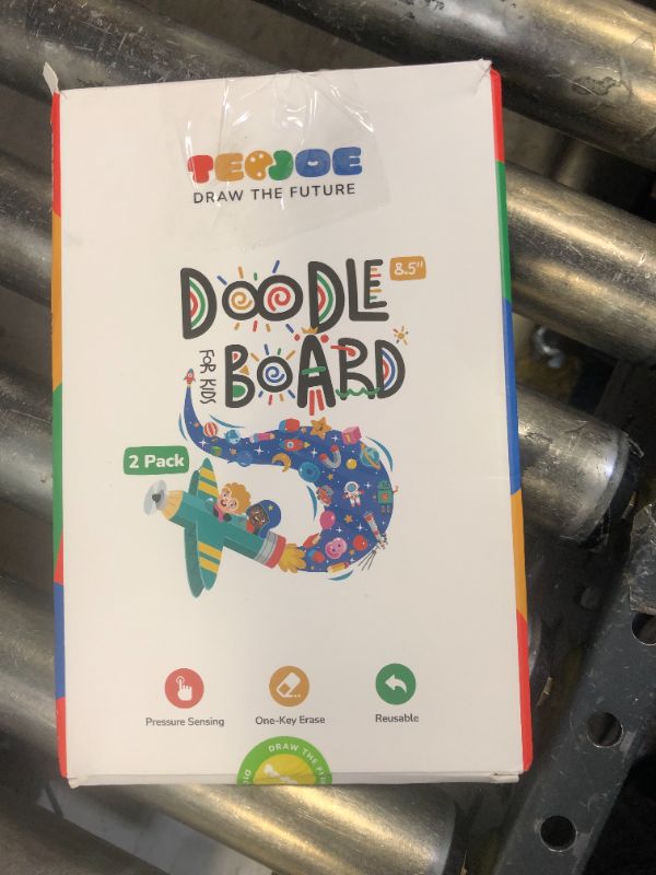 Photo 1 of TECJOE 2 Pack LCD Writing Tablet, 8.5 Inch Colorful Doodle Board Drawing Tablet for Kids, Kids Travel Games Activity Learning Toys Birthday Gifts for 3 4 5 6 Year Old Boys and Girls Toddlers