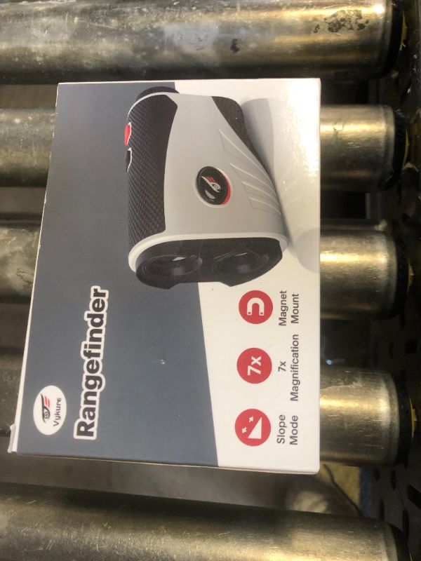 Photo 1 of Golf Rangefinder with Slope - 1200 Yards Laser Range Finder with Flag Pole Locking Vibration, 7X Magnification rangefinder with Magnet Stripe