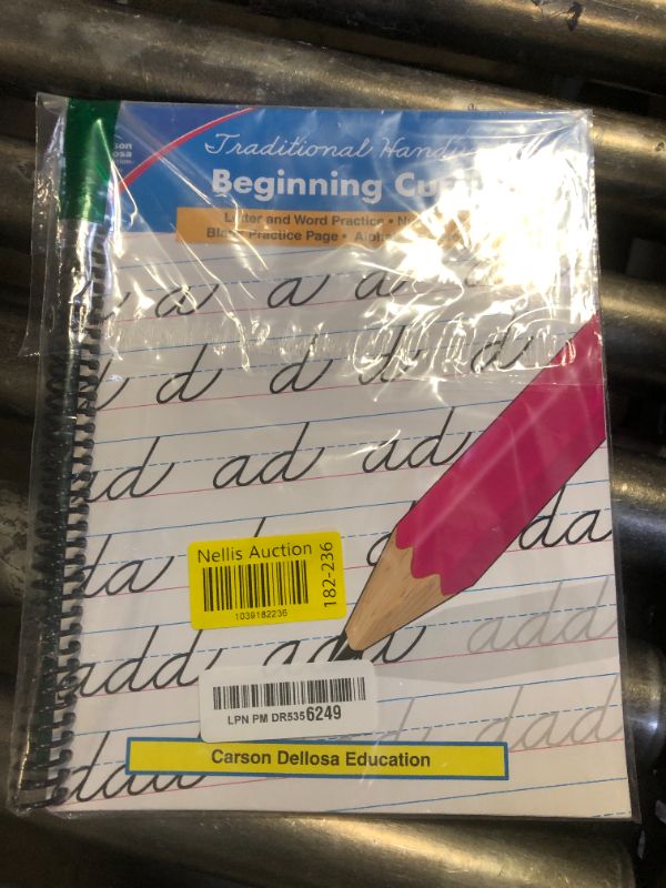 Photo 1 of Carson Dellosa Beginning Cursive Handwriting Workbook for Kids Ages 7+, Letters, Numbers, and Sight Words Handwriting Practice, Grades 2-5 Cursive Handwriting Workbook