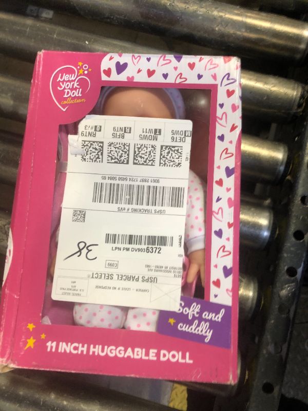 Photo 1 of 11 inch Soft Body Boy Baby Doll in Gift Box - Doll Pacifier Included -Toy Dolls for Boys and Toddlers (Caucasian)