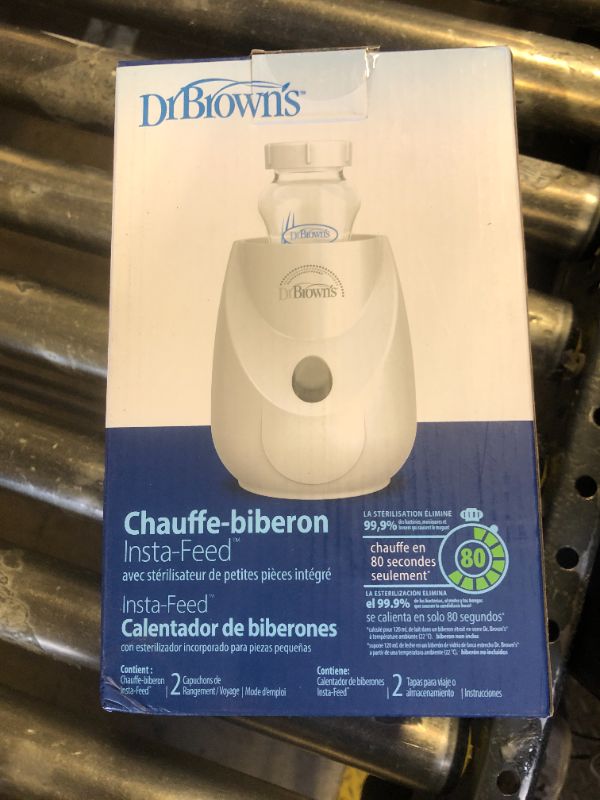 Photo 1 of Dr. Brown's Insta-Feed Baby Bottle Warmer and Sterilizer for Baby Bottles and Baby Food Jars