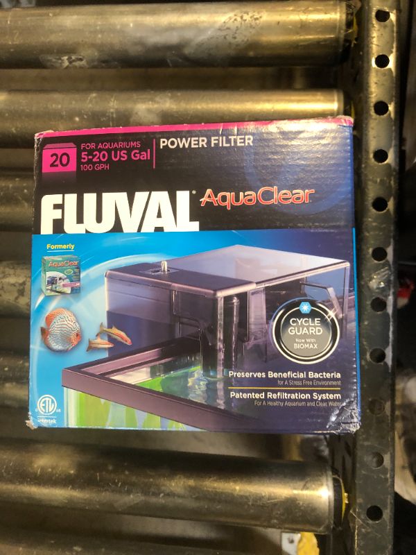 Photo 1 of AquaClear 20 Power Filter, Fish Tank Filter for 5- to 20-Gallon Aquariums