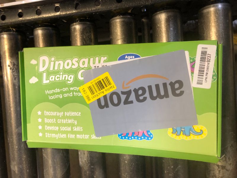 Photo 1 of Aizweb Dinosaur Lacing Cards,Sewing Kit for Toddlers, Fine Motor Skill Toys,Threading Toys for Preschoolers,Shoe Tying Practice Art and Craft for Kids Educational Kindergarten Learning Activities