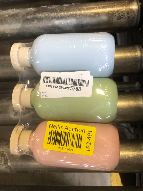 Photo 1 of UMETASS 3 PACK Travel Shampoo Bottle, Empty Plastic Squeeze Bottles 6.8oz with Flip Cap, Lotion Container for Toiletries Travel Size Shampoo and Conditioner