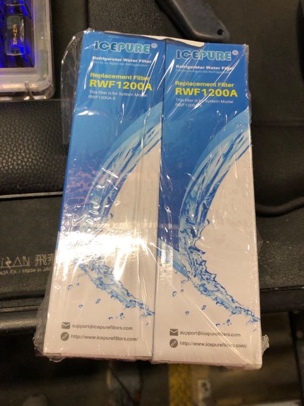 Photo 1 of ICEPURE Refrigerator Water Filter, Compatible with LG LT700P, Kenmore 9690, ADQ36006101, ADQ36006102, 46-9690, LFXC24726S, LFXS24623S, LFXS30766S, RFC1200A, Pack of 2
