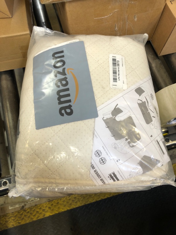 Photo 1 of KinCam Waterproof Loveseat Recliner Cover, Non-Slip Reclining Couch Covers for 2 Seat, Recliner Sofa Cover Furniture Protector with Elastic Straps for Kids, Pets, Ivory