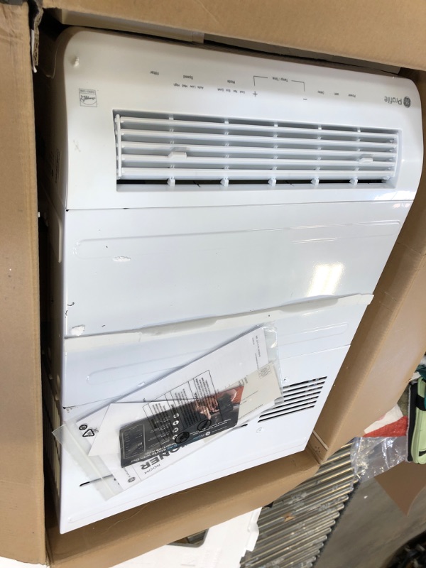 Photo 1 of Profile PHNT12CC Clearview Air Conditioner 12,000, Inverter Technology, Ultra Quiet, Medium Rooms up to 550 Sq. FT, Full Window View with Easy Installation, Energy-Efficient Cooling, 12200 BTU, White