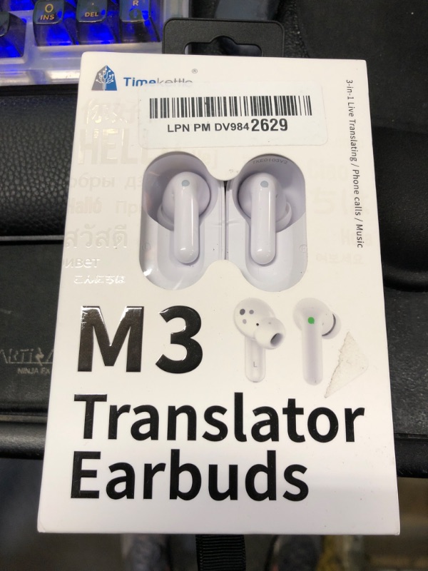 Photo 1 of Timekettle M3 Language Translator Earbuds, Two-Way Translator Device with APP for 40 Languages and 13 Offline Translation Packs, Fast Reaction with Revolutionary Al Semantic Tech (Offline Version)