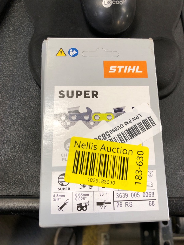 Photo 1 of Stihl Chainsaw Chain- 26RS68- 18 Inch, 68 Drive Links, .325 Pitch, .063 Gauge