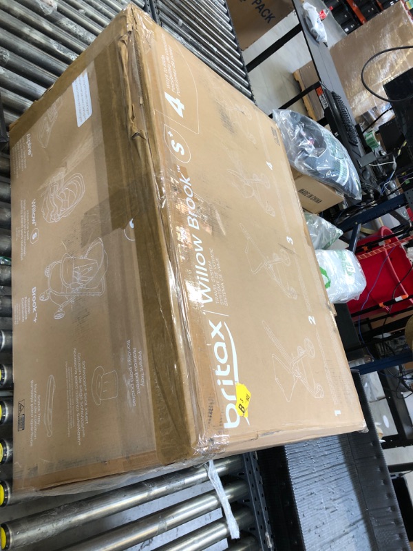 Photo 1 of Britax Willow Brook S+ Baby Travel System, Infant Car Seat and Stroller Combo with Alpine Base, ClickTight Technology, SafeWash Insert and Cover, Sand Onyx