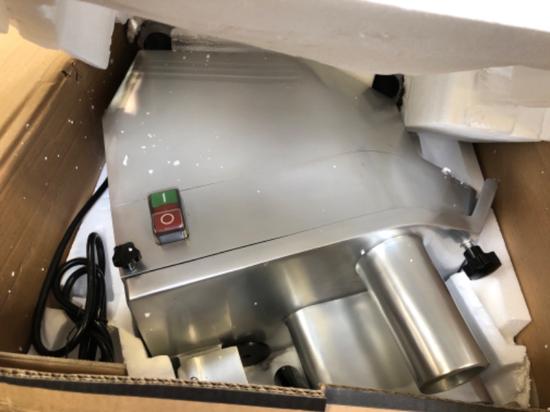 Photo 1 of CMI Commercial Multifunctional Automatic Vegetable Cutter and Food Processor,Potato Onion Slicer,Electric Fruit and Cheese Grating Machine,With 5-Blades 550W/110V