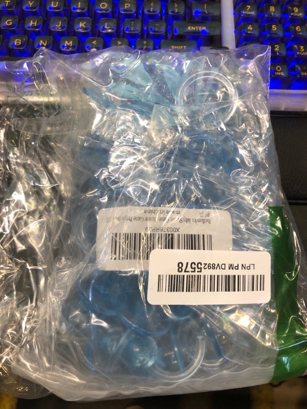 Photo 1 of Pacifiers for Baby Shower Game, 36 Plastic Pacifiers for Baby Shower Decoration DIY, Large Size Baby Shower Pacifiers, Gender Reveal Party Table Scatter/Hunt Baby Shower Game Props(Blue, 2.75 in)