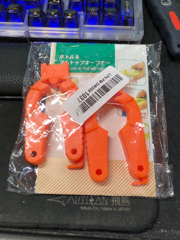 Photo 1 of YOFAN 2PCS Can and Bottle Opener, Multifunctional Opener for Weak Hands Children Seniors Elderly Arthritis Sufferers Can Bottle Squeeze Lids and Plastic Grip