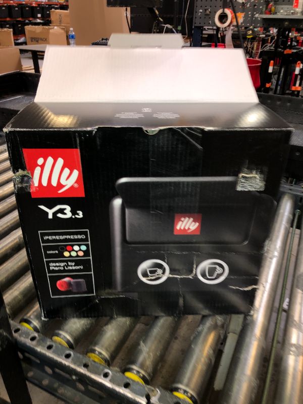 Photo 1 of Illy Y3.3 Espresso Machine, Single Serve Coffee Machine for IperEspresso Capsules, Single Cup Espresso Maker (Black)