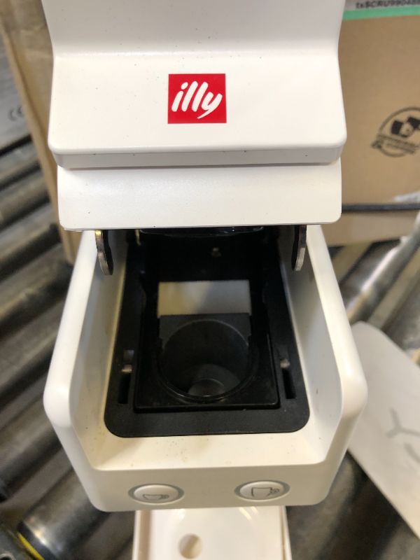 Photo 1 of Illy Y3.3 Espresso Machine, Single Serve Coffee Machine for IperEspresso Capsules, Single Cup Espresso Maker (White)
