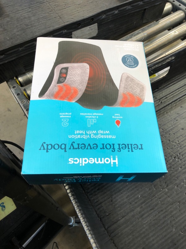 Photo 1 of Homedics Vibration Heated Shoulder Massager Wrap, Comfort Pro Elite, Soft Fabric, Tension Relief, 2 Speeds & Styles, Long, NMS-450H