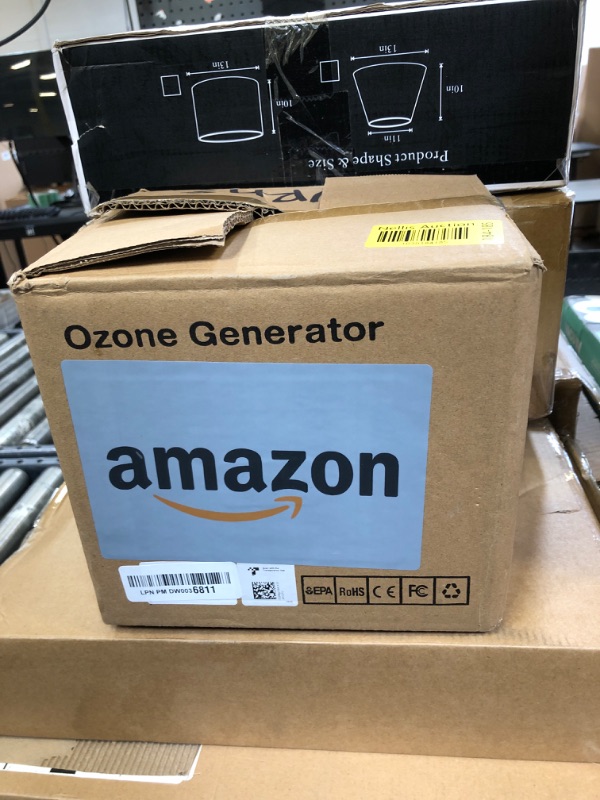 Photo 1 of Ozone Generator 48,000mg, Commercial Ozone Machine Odor Removal, High Capacity O3 Ionizer Air Purifier Deodorizer, Portable Mini for Car, Home, Smoke, Pets, Industrial, for 4000 Square Feet -Black