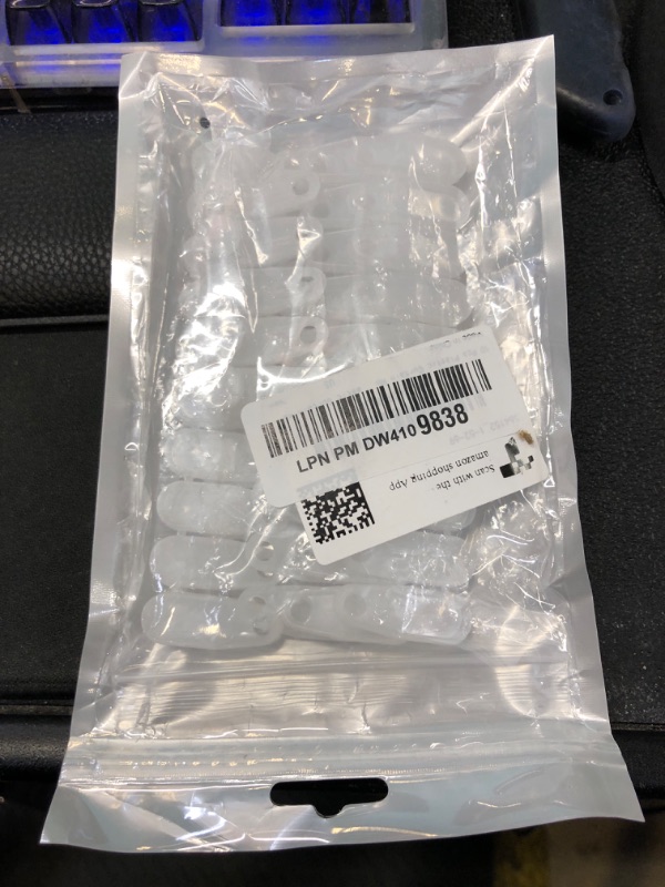Photo 1 of 50 Pcs Plastic Curtain Hooks Curtain Roller Curtain Track Gliders White Traverse Rod Slides Curtain Track Glider Hooks Cross-bar Slide Rail Replacement Parts Plastic Curtain Rail Track Hooks