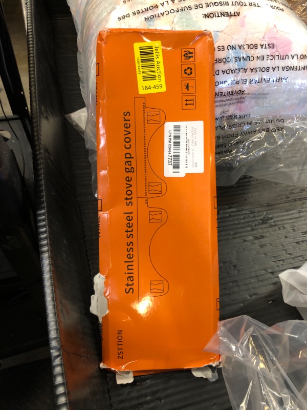 Photo 1 of 2 Pack Stainless Steel Stove Gap Covers, Adjustable Kitchen Stove Gap Fillers, Heat Resistant Stove Guard Between Stove and Countertop, Upgraded Fixed Snap Design Length 13.8” to 26.8”