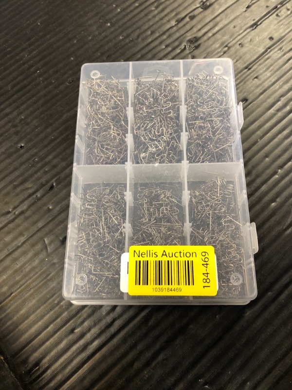 Photo 1 of 1000PCS Welding Rods Hot Staples Plastic Repair Machine Welding Staples for Hot Stapler Repair Car Bumpers Machine Dashboards Lamp Holders Daily Plastics Supplies Plastics Rings 0.8mm 0.6mm Staples