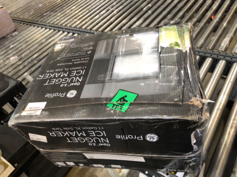 Photo 1 of GE Profile Opal 2.0 XL with 1 Gallon Tank, Chewable Crunchable Countertop Nugget Ice Maker, Scoop included, 38 lbs in 24 hours, Pellet Ice Machine with WiFi & Smart Connected, Stainless Steel