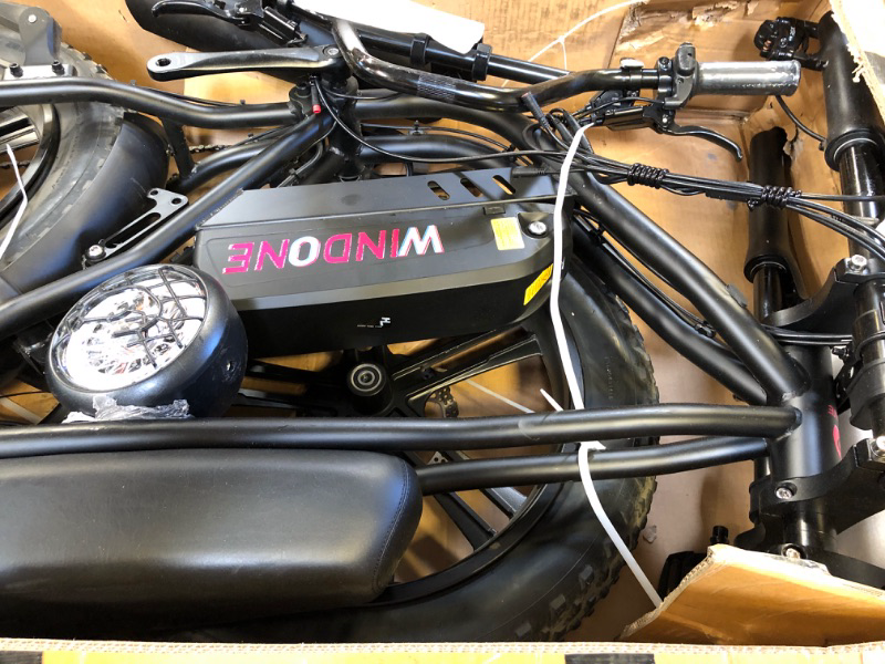 Photo 1 of Windone K2 Electric Bike for Adult,Ebike for Adults with 750W Power Motor,48V13Ah UL Certified Battery,All Terrain 20" Fat Tire Electric Bike Up to 28MPH&46.6Miles Range with Double Seat,Urban E-Bike