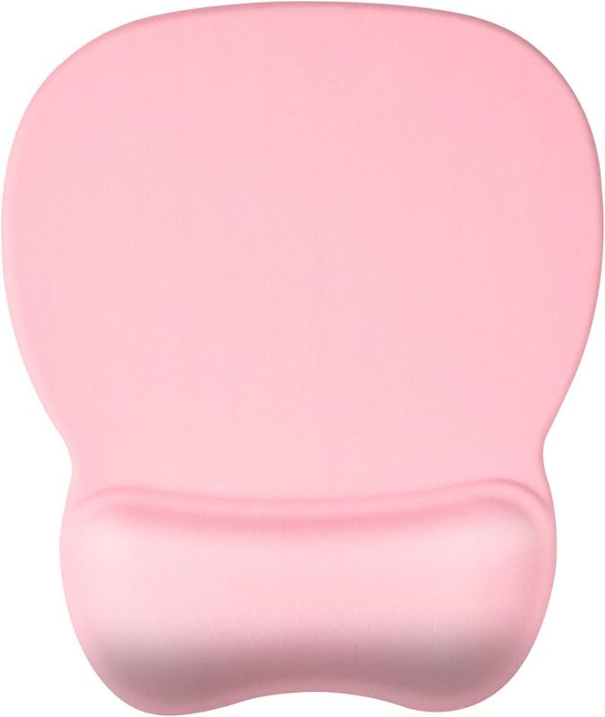 Photo 1 of EooCoo Ergonomic Mouse Pad with Wrist Support, Mousepad with Memory Foam Wrist Rest and Non-Slip Base for Computer, Cafe, Home & Office, 9.64 x 8.26 in Office Desk Accessories